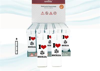 ACCENDINO BIANCO STAMPATO SICILIA