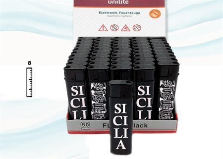 ACCENDINO NERO STAMPATO SICILIA S/2