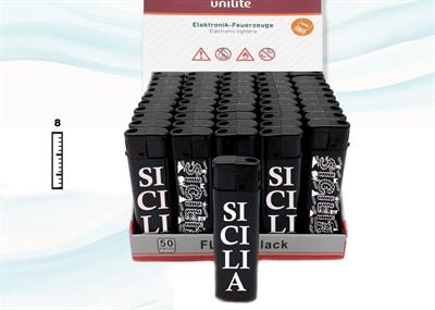 ACCENDINO NERO STAMPATO SICILIA S/2