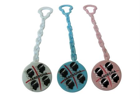 CLIP C/CATENELLA PORTACIUCCIO S/3 PERSONALIZZABILE