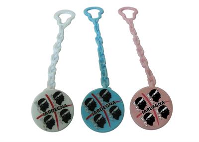 CLIP C/CATENELLA PORTACIUCCIO S/3 PERSONALIZZABILE