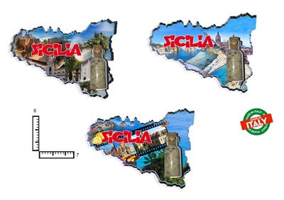 MAGNETE FUSTELLATO RESINATO C/BOTTIGLIA PERSONALIZZABILE
