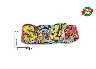 MAGNETE SCRITTA RESINATO PERSONALIZZABILE