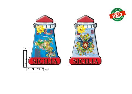 MAGNETE FARO RESINATO PERSONALIZZABILE