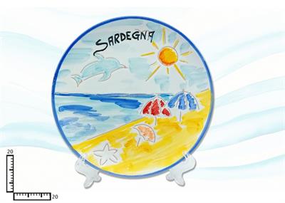 PIATTO CERAMICA CM20 L.INCISA PERSONALIZZABILE
