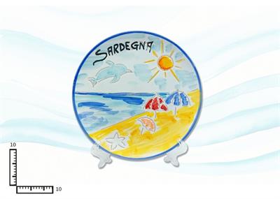 PIATTO CERAMICA CM10 L.INCISA PERSONALIZZABILE