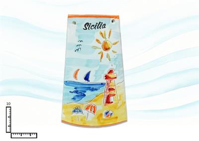 TEGOLINA CERAMICA CM10 L.INCISA SICILIA