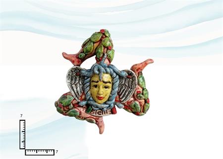 MAGNETE RESINA TRINACRIA FICHI D'INDIA SICILIA