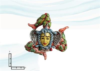 MAGNETE RESINA TRINACRIA FICHI D'INDIA SICILIA