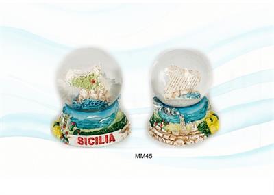 BOLLA B/RESINA 45MM CART. SICILIA