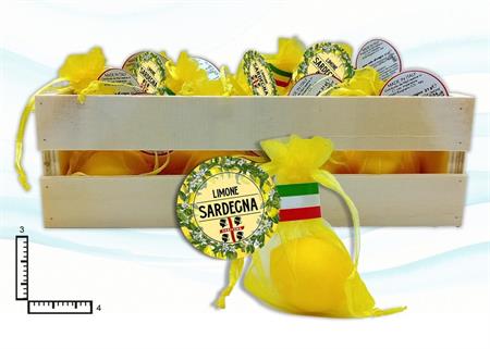 SACCHETTO 1PZ SAPONE LIMONE PERSONALIZZABILE