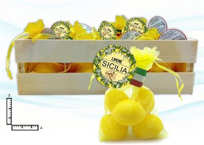 SACCHETTO 5PZ SAPONE LIMONE PERSONALIZZABILE