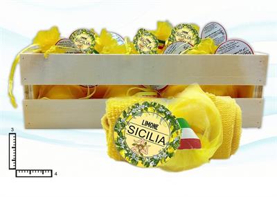 SET 3 SAPONI C/ASCIUGAMANO S/2 SICILIA