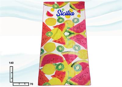 TELO MARE MICROFIBRA CM70X140 ANGURIA SICILIA