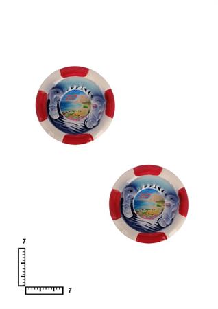 MAGNETE CERAMICA SALVAGENTE DELFINI PERSONALIZZABILE