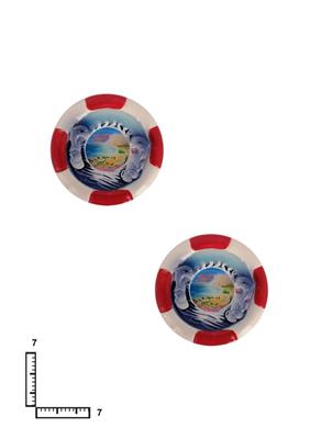 MAGNETE CERAMICA SALVAGENTE DELFINI PERSONALIZZABILE