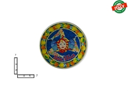 MAGNETE PIATTINO CERAMICA CM7 TRINACRIA MORI SICILIA