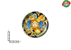 MAGNETE PIATTINO CERAMICA CM7 TRINACRIA MORI SICILIA