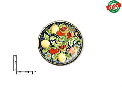 MAGNETE PIATTINO CERAMICA CM7 FRUTTA FIORI