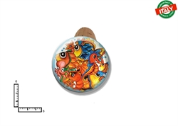 TAPPO GRANDE CERAMICA C/SUGHERO PESCI