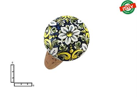 TAPPO GRANDE CERAMICA C/SUGHERO ROSONE