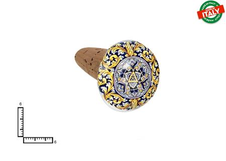 TAPPO GRANDE CERAMICA C/SUGHERO ROSONE