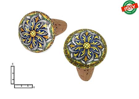 TAPPO GRANDE CERAMICA C/SUGHERO ROSONE