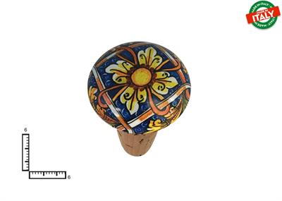 TAPPO GRANDE CERAMICA C/SUGHERO ROSONE