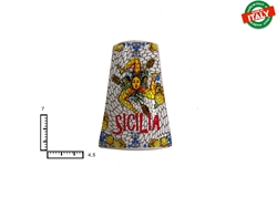 MAGNETE TEGOLA CERAMICA CM7 TRINACRIA SICILIA