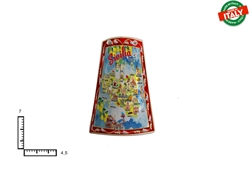 MAGNETE TEGOLA CERAMICA CM7 CARTINA SICILIA