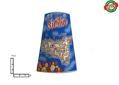 TEGOLA CERAMICA CM14.5 CARTINA SICILIA