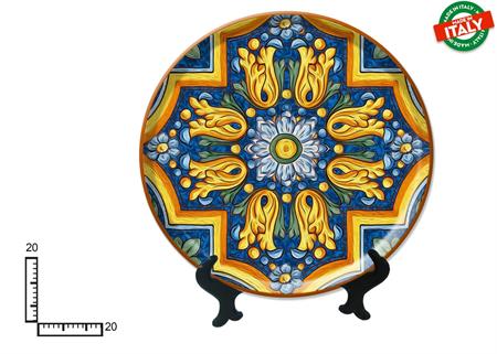 PIATTO CERAMICA CM20 ROSONE