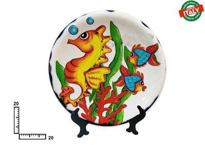 PIATTO CERAMICA CM20 PESCI