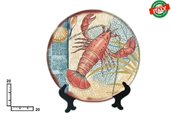 PIATTO CERAMICA CM20 VINTAGE MARE