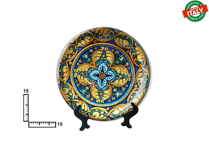 PIATTO CERAMICA CM15 ROSONE
