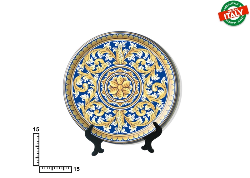 PIATTO CERAMICA CM15 ROSONE