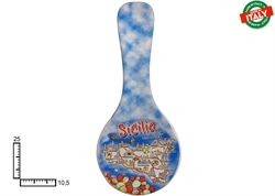 POGGIAMESTOLO CERAMICA CM25 CARTINA SICILIA