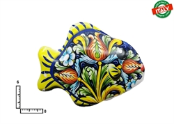MAGNETE PESCE CERAMICA ROSONE