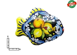MAGNETE PESCE CERAMICA FRUTTA FIORI