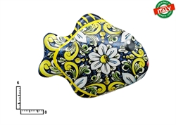 MAGNETE PESCE CERAMICA ROSONE