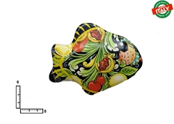 MAGNETE PESCE CERAMICA FRUTTA FIORI