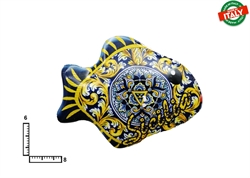 MAGNETE PESCE CERAMICA ROSONE