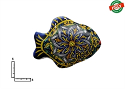 MAGNETE PESCE CERAMICA ROSONE