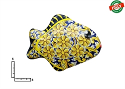 MAGNETE PESCE CERAMICA ROSONE