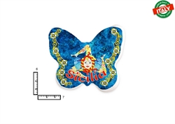 MAGNETE FARFALLA CERAMICA TRINACRIA SICILIA