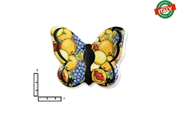 MAGNETE FARFALLA CERAMICA FRUTTA FIORI