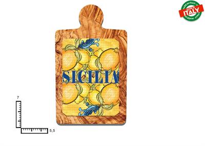 MAGNETE TAGLIERE CERAMICA LIMONI