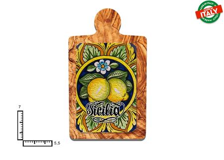 MAGNETE TAGLIERE CERAMICA LIMONI