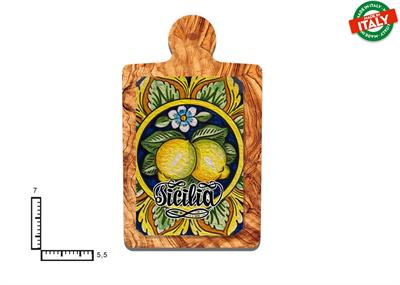 MAGNETE TAGLIERE CERAMICA LIMONI