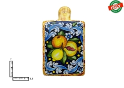 MAGNETE TAGLIERE CERAMICA FRUTTA FIORI